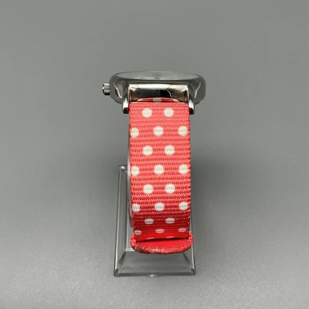 Timex Weekender TWP265000 Womens Watch 31mm Polka Dot Nylon Indiglo New Battery